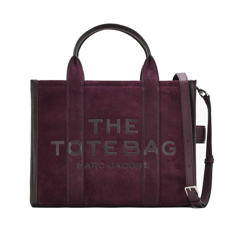 MARC JACOBS The Suede Leather Blocked Medium Tote Bag image number 0